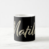 Matilde white gold Handwriting Tasse Kaffeetasse Koffiemok (Center)