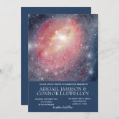 Matin Night Sky Galaxy Blue Paars Red Kaart (Voorkant / Achterkant)