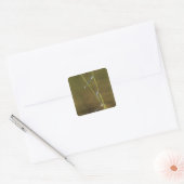 Mating Damselflies Vierkante Sticker (Envelop)