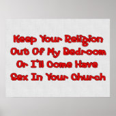 Mating in je kerk poster (Voorkant)