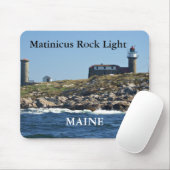 Matinicus Rock Light, Maine Mousepad Muismat (Met muis)