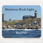 Matinicus Rock Light, Maine Mousepad Muismat (Voorkant)