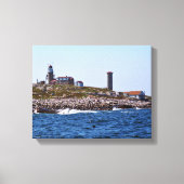 Matinicus Rock Lighthouse, Maine Canvas Afdruk (Voorkant)