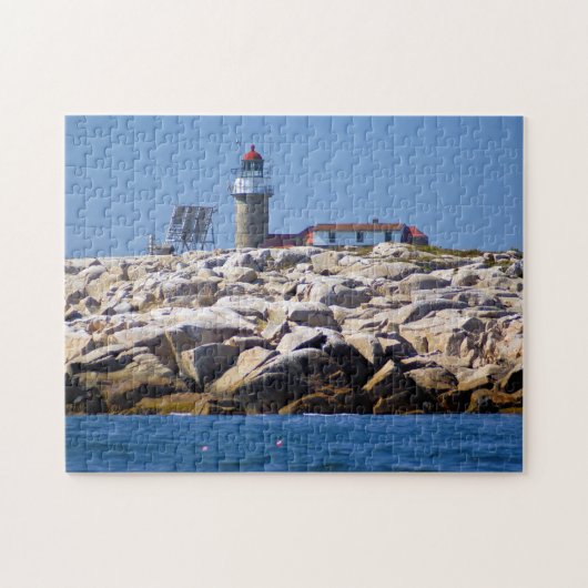Matinicus Rock Lighthouse, Maine Legpuzzel (Horizontaal)