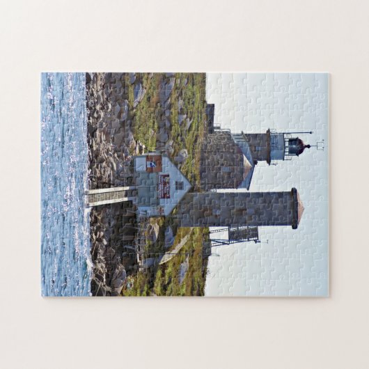 Matinicus Rock Lighthouse, Maine Legpuzzel (Horizontaal)