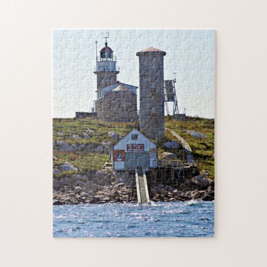 Matinicus Rock Lighthouse, Maine Legpuzzel (Verticaal)