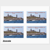 Matinicus Rock Lighthouse, Maine Rechthoekige Sticker (Vel)