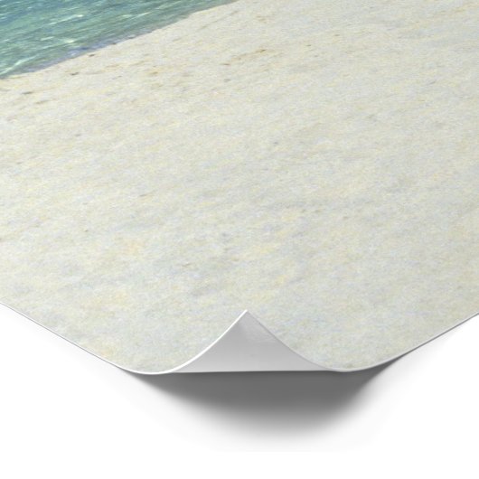 Matira Beach op het eiland Bora Bora, 2 Poster (Hoek)