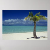 Matira Beach op het eiland Bora Bora, 2 Poster (Voorkant)
