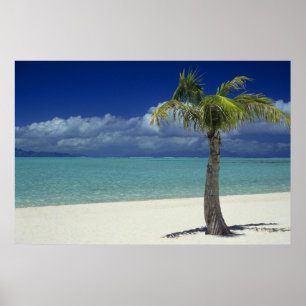 Matira Beach op het eiland Bora Bora, 2 Poster