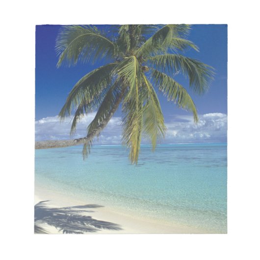 Matira Beach op het eiland Bora Bora, Genootschap Notitieblok (Voorkant)
