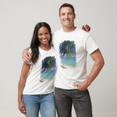 Matira Beach op het eiland Bora Bora, Genootschap T-shirt (Unisex)