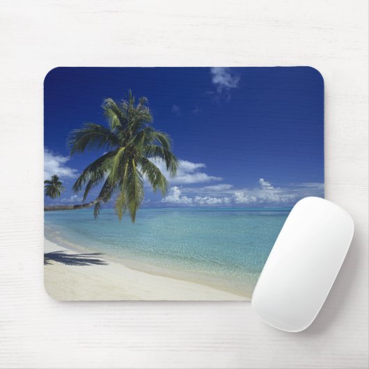 Matira Beach op het eiland Bora Bora, Muismat (Met muis)