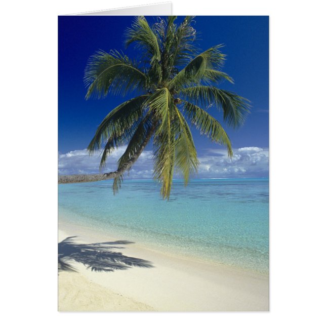 Matira Beach op het eiland Bora Bora, Society (Voorkant)