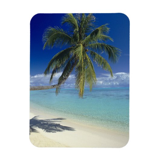 Matira Beach op het eiland Bora Bora, Society Magneet (Verticaal)