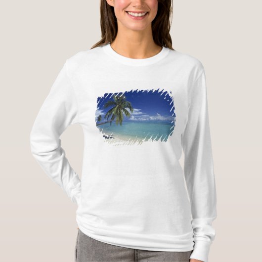 Matira Beach op het eiland Bora Bora, T-shirt (Voorkant)