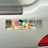 Matiseert de slak in olie door Danny Duck Bumpersticker (Op auto)