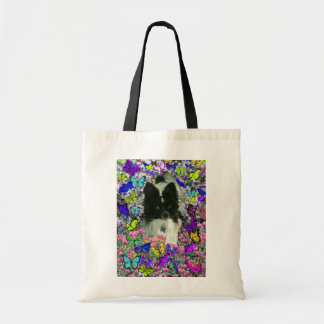 Matisme in Butterflies II - White & Black Papillon Tote Bag