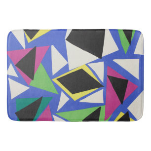 Matisse Abstract Geometrisch Blauw Knipkunst Badmat