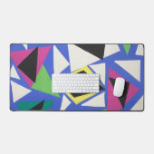 Matisse Abstract Geometrisch Blauw Knipkunst Bureaumat (Keyboard & Muis)