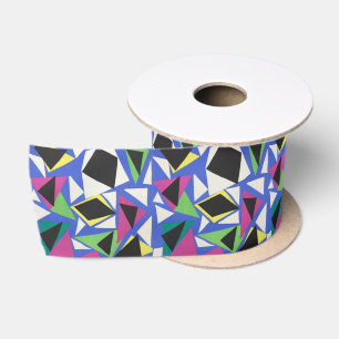 Matisse Abstract Geometrisch Blauw Knipkunst Satijnen Lint