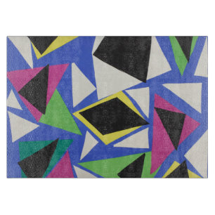 Matisse Abstract Geometrisch Blauw Knipkunst Snijplank