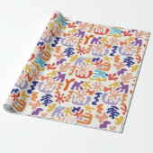 Matisse Abstract Pattern Cadeaupapier (Uitgerold)
