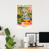 Matisse Art Print Songbirds in Bird Bath (Thuiskantoor)