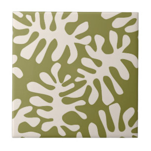 Matisse bladeren Green Tegeltje
