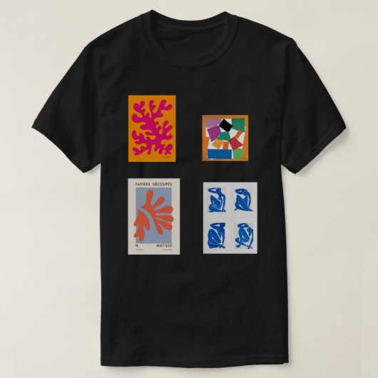 Matisse cut-outs Sticker.png T-shirt (Design voorkant)