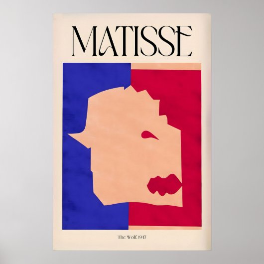 Matisse De Wolf947 Papiers Découpés Posterprint Poster (Voorkant)