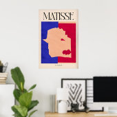 Matisse De Wolf947 Papiers Découpés Posterprint Poster (Thuiskantoor)