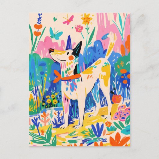 Matisse Dog Briefkaart (Voorkant)