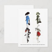Matisse Doll-Modes - Kaart 2, 4,25 x 5,5 (Voorkant / Achterkant)