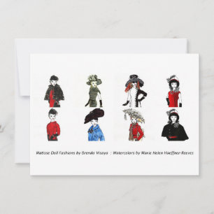 Matisse Doll-Modes - Kaart 5, 4,5 x 6,25