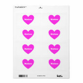 Matisse Etiket (Full Sheet)