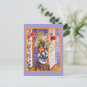 Matisse Flowers in een Bowl Briefkaart (Staand voorkant)