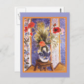 Matisse Flowers in een Bowl Briefkaart (Voorkant / Achterkant)