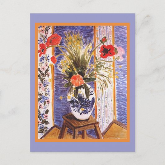 Matisse Flowers in een Bowl Briefkaart (Voorkant)