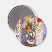 Matisse Flowers in een Bowl Magneet (Voorkant / Achterkant)