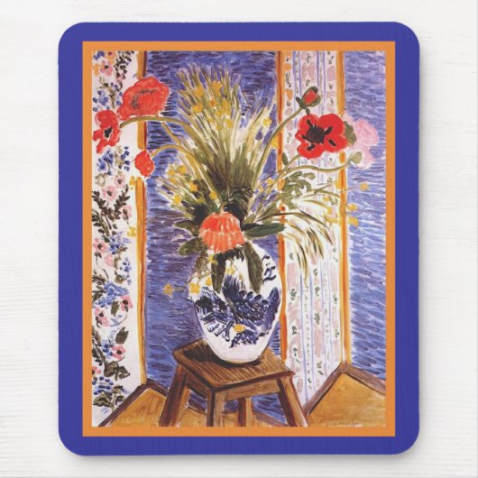 Matisse Flowers in een Bowl Muismat (Voorkant)