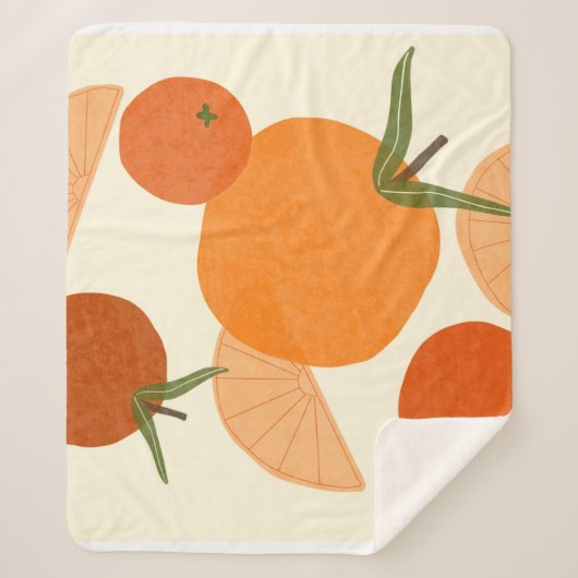 Matisse geïnspireerd: moderne Abstracte vormen Sherpa Deken (Voorkant)