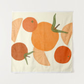 Matisse geïnspireerd: moderne Abstracte vormen Wandkleed (Voorkant (horizontaal))