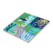 Matisse Geïnspireerd Ocean Life Papier Uitsnijding Tegeltje (Zijkant)