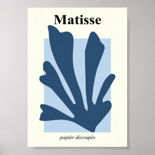 Matisse geïnspireerd vorm Poster