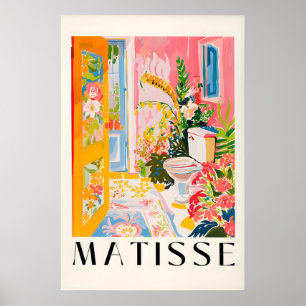Matisse Geïnspireerde Badkamer Kunstprint Tropisch Poster