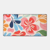 Matisse geïnspireerde bloemen bureaumat (Voorkant)