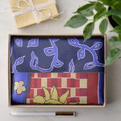 Matisse geïnspireerde Blue Night still-wine Tissuepapier (Geschenk)