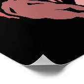 Matisse geïnspireerde cijfers in hartvorm poster (Hoek)