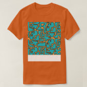 Matisse Geïnspireerde jaren '70 Kleurenblobs T-shirt (Design voorkant)